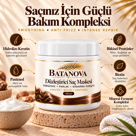 Düzleştirici Saç Maskesi