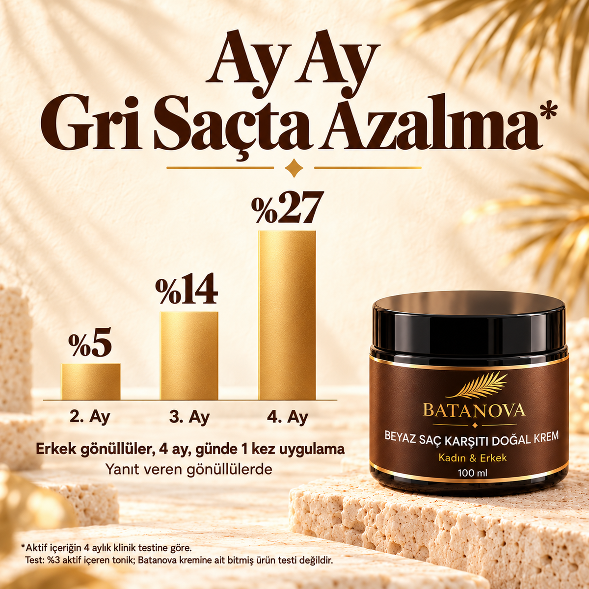 Beyaz Saç Karşıtı Krem