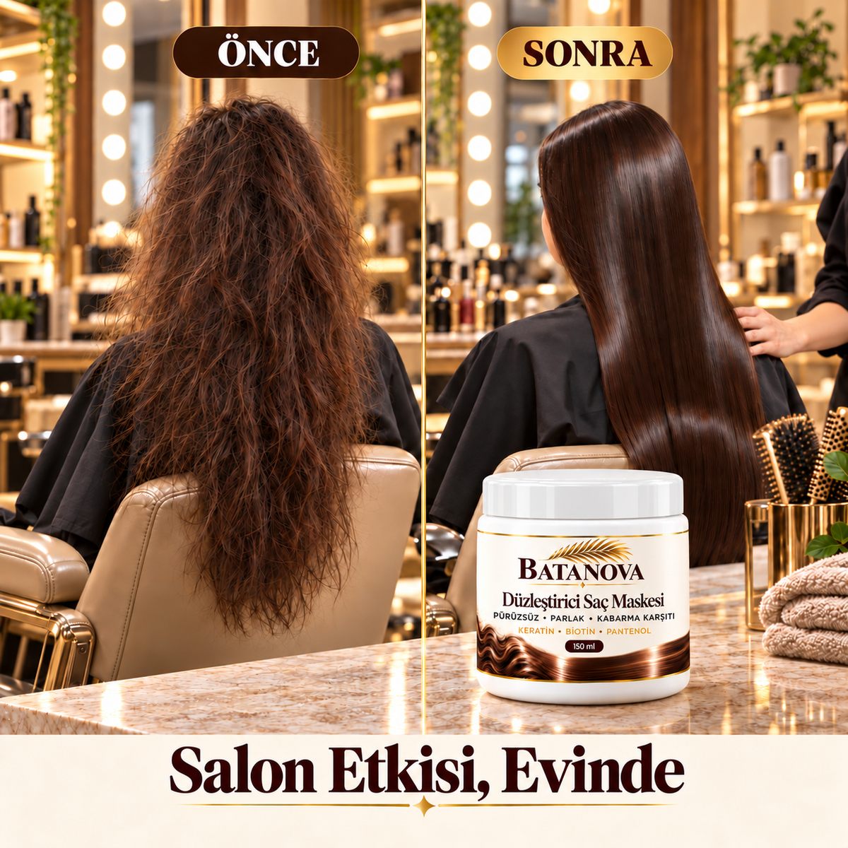 Düzleştirici Saç Maskesi