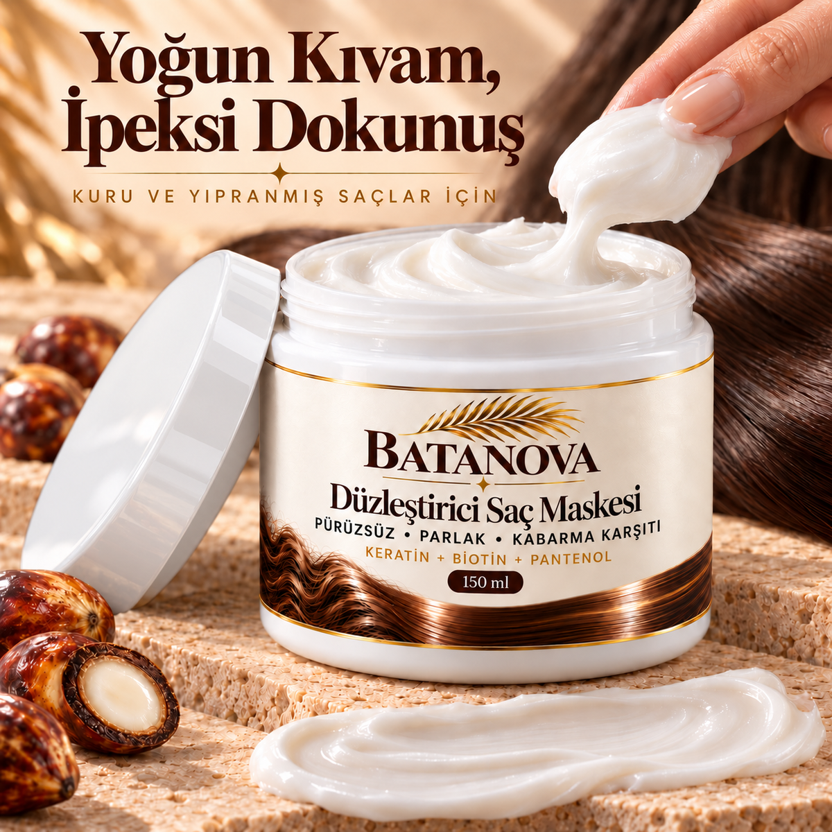 Düzleştirici Saç Maskesi