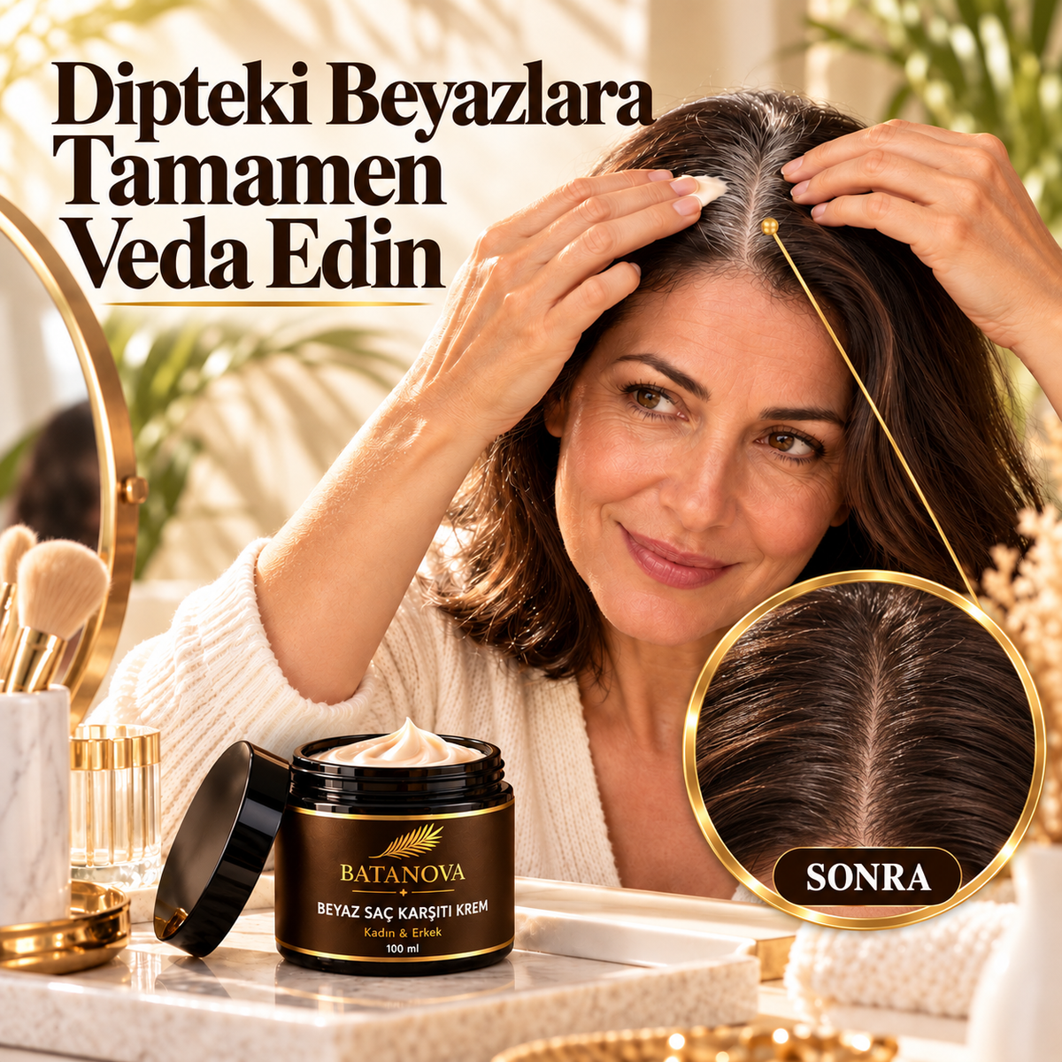 Beyaz Saç Karşıtı Krem