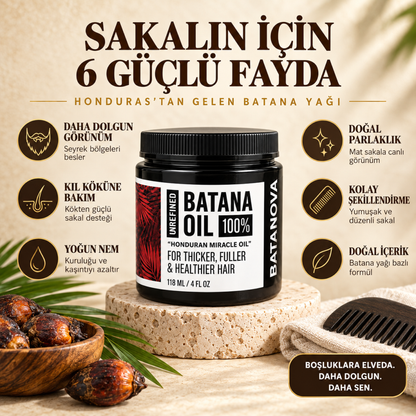 Batana Doğal Sakal Bakım Yağı