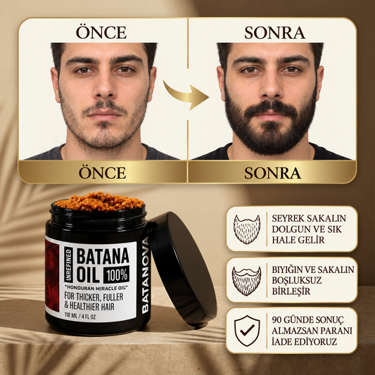 Batana Doğal Sakal Bakım Yağı