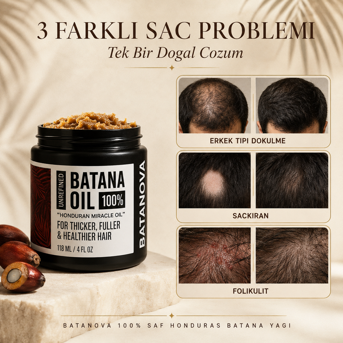 Batana Natural Hair Care Oil