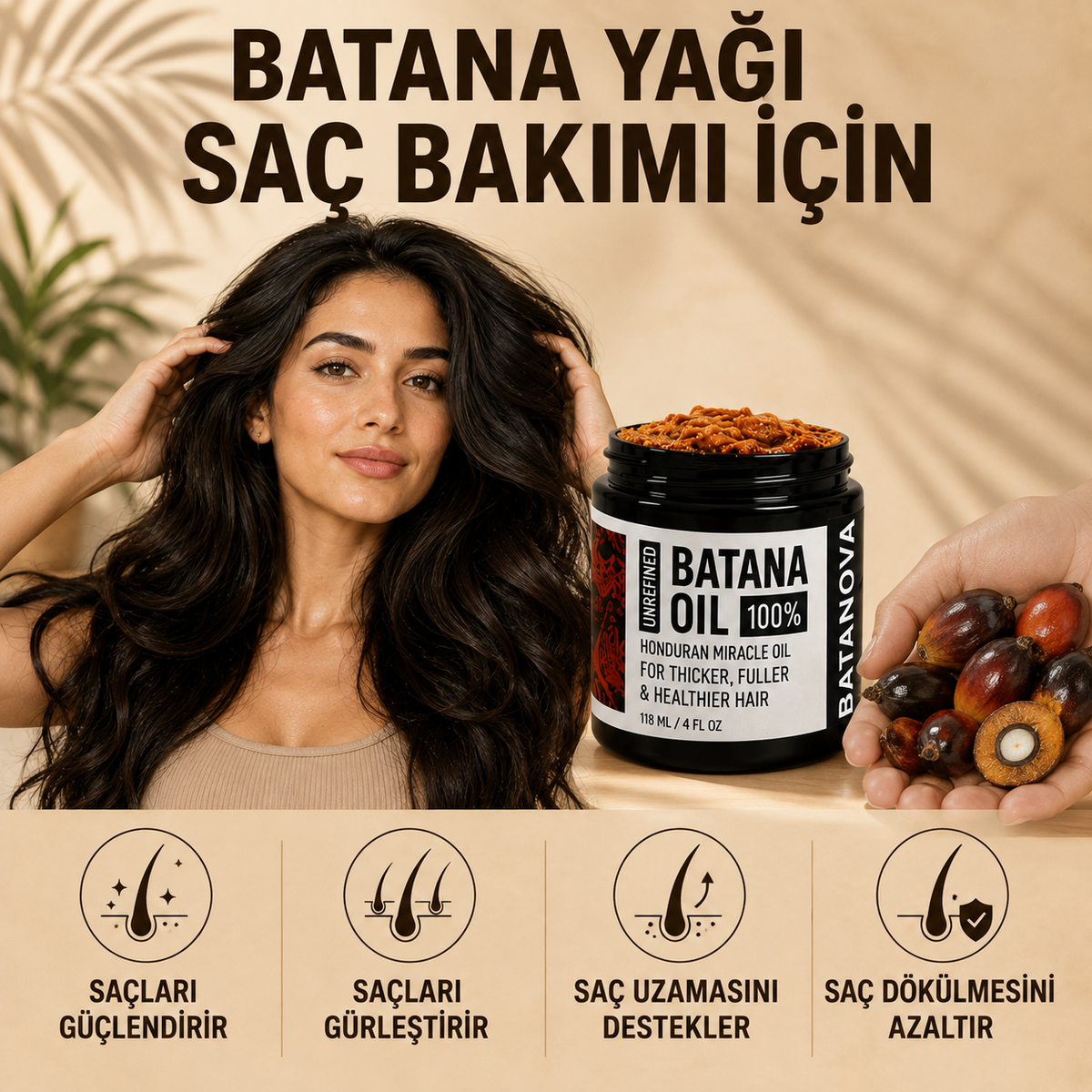 Batana Natural Hair Care Oil